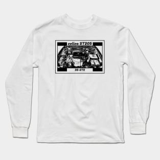 TOYOTA CELICA GT-FOUR ST205 ENGINE Long Sleeve T-Shirt